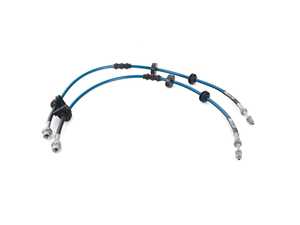ES#4381900 - 008606LA01 - Turner Motorsport Stainless Steel Brake Lines - Front - Sporting new low profile hardware! New superior zinc-nickel coating for ultimate corrosion resistnace! DOT compliant and made in USA! - Turner Motorsport - BMW