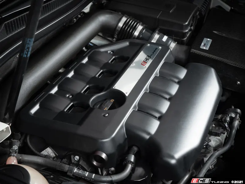 ECS - 007122LA03 - 2.0T TSI Textured Black Engine Cover - (NO
