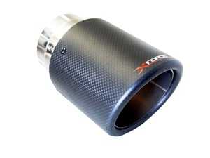 ES#4389232 - ES-VW09-CFTIPS - 4" Carbon Fiber Tip  - Fits Xforce Exhaust ONLY - XForce - Audi Volkswagen