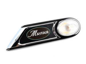 ES#1929934 - 63137239749 - Mayfair Side Turn Signal & Grille - White - Left - Mayfair edition side vent section on the quater panel - Genuine MINI - MINI
