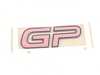 ES#4139045 - 51149481304 - Grille Badge GP3 - Mounts to the front grille and states "GP" - Genuine MINI - MINI