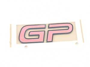 ES#4139045 - 51149481304 - Grille Badge GP3 - Mounts to the front grille and states "GP" - Genuine MINI - MINI