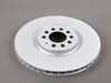 ES#1875353 - 8N0615301A - Plain Rotor - Priced Each - 12.3" (312x25) front brake rotor - Genuine Volkswagen Audi - 