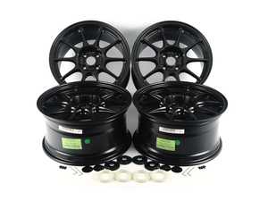ES#4147738 - DK86100355KT - 16" KONIG Dekagram Flow Formed Wheel Set - Semi Matte Black  - 16x8 4x100 ET35 with correct hubcentric ring for the 56.1CB fitment - Konig - MINI