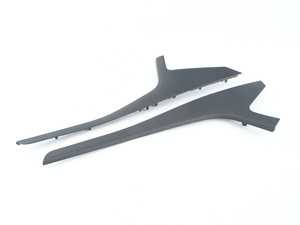 ES#3485528 - 5G1898589LX1 - Console Trim Panel - Titanium Black - Genuine Volkswagen Audi - Volkswagen