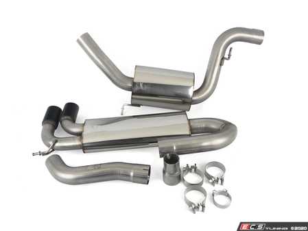 ES#3969592 - SVW042C - Non-resonated cat-back system - Daytona twin ceramic tips - Built to last with 304 stainless steel and engineered for dyno-proven power gains. - Scorpion - Volkswagen