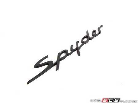 ES#1881628 - 98755923903 - Boxster "Spyder" Rear Emblem - Beautiful Porsche script rear decklid badge - Genuine Porsche - Porsche