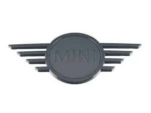 Trunk Emblem Piano Black Matte Center 