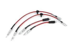 ES#4405024 - 008604LAKT - Exact-Fit Stainless Steel Brake Lines - Complete Kit - Manufactured by ECS Tuning to replicate your stock lines. (DOT-compliant) - ECS - BMW