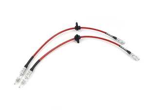 ES#4405022 - 008604LA01 - Exact-Fit Stainless Steel Brake Lines - Front  - Manufactured by ECS Tuning to replicate your stock lines. (DOT-compliant) - ECS - BMW