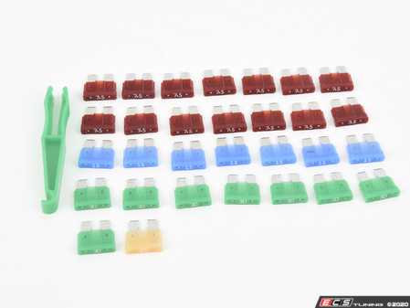 ES#4389073 - E30FuseKit - Fuse Replacement Kit - Complete set of fuses from OE BMW supplier for direct replacement of blown or mismatched fuses. - Race German - BMW