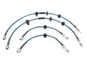 ES#4405545 - 008614LA09AKT - Turner Motorsport Stainless Steel Brake Lines - Complete Kit  - DOT compliant, Made in USA, New low profile hardware, Superior corrosion resistance! - Turner Motorsport - BMW