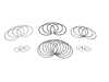 ES#4020194 - 353860 - JE Performance Forged Piston Set - Includes rings, wire locks, and 23mm wrist pins - 83.0mm bore (0.5mm overbore), 9.6:1 CR, 92.8mm stroke (stock) - JE Piston - Audi Volkswagen