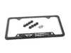 ES#4562864 - 51805A5CFB4 - MINI Black Jack/Wings License Plate Frame - Black - Priced Each - Surrounds the plate in MINI style - Genuine MINI - MINI