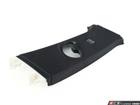 ES#2611758 - 51437846230 - B pillar cover - Right  - Black, Upper portion of B pillar trim - Genuine BMW - BMW