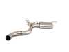 ES#4414027 - 014107LA -  MK5 R32 Valved Catback Exhaust System - In-house engineered for the R32 enthusiast! Features T304 SS Tig-welded 2.5" tubing and a valved muffler for audible obedience or wide open for glorious Wookie growls! - ECS - Volkswagen