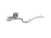 ES#4414027 - 014107LA -  MK5 R32 Valved Catback Exhaust System - In-house engineered for the R32 enthusiast! Features T304 SS Tig-welded 2.5" tubing and a valved muffler for audible obedience or wide open for glorious Wookie growls! - ECS - Volkswagen