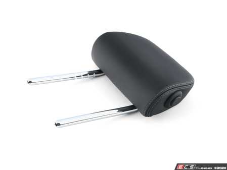 ES#4205453 - 52208079391 - Headrest Leather - Black - Genuine BMW - BMW