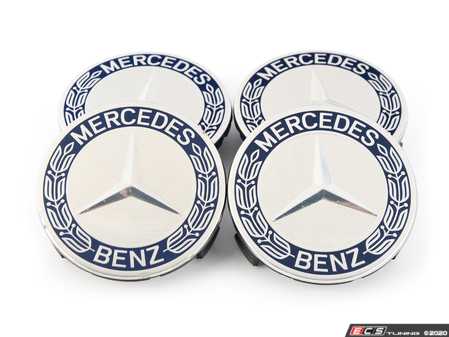ES#2749195 - 66470120KT - Center Cap - Set Of Four - Clip-In Center Cap With Mercedes-Benz Laurel Wreath logo - Genuine Mercedes Benz - Mercedes Benz