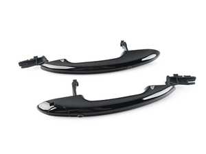 ES#4220386 - 51712457410KT - Door Handle Piano Black Front - Set - Upgrade your stock chrome to piano black " black line " - Genuine MINI - MINI