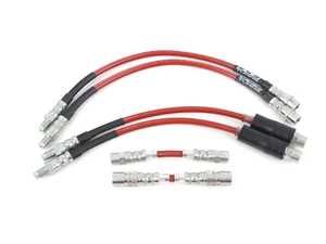 ES#4414512 - 018877LAKT - Exact-Fit Stainless Steel Brake Lines - Complete Kit - Manufactured by ECS Tuning to replicate your stock lines. (DOT-compliant) - ECS - BMW