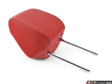 ES#2923875 - 52107372891 - Headrest Leather - Coral Red - Genuine BMW - BMW