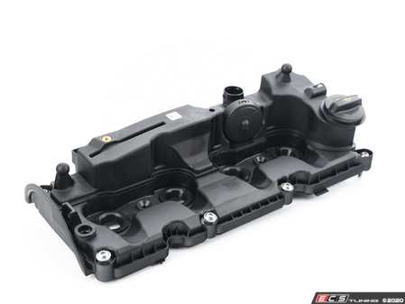 ES#3627421 - 03L103469AD - Valve Cover - Includes PCV, oil cap and valve cover gasket - Genuine Volkswagen Audi - Audi Volkswagen
