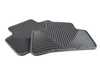 ES#2193796 - W100 - Rear All-Weather Floor Mats - Black - All-weather protection to endure the harshest conditions - WeatherTech - 