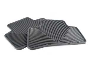 ES#2193796 - W100 - Rear All-Weather Floor Mats - Black - All-weather protection to endure the harshest conditions - WeatherTech - 