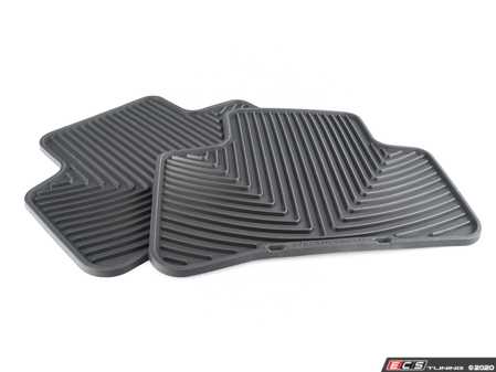 ES#2193796 - W100 - Rear All-Weather Floor Mats - Black - All-weather protection to endure the harshest conditions - WeatherTech - 