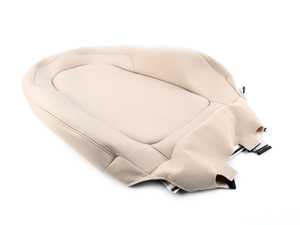 ES#4202528 - 52107496016 - Front Right Leather Seat Backrest Cover - Oyster - Replacement for your worn seat cover - Genuine BMW - BMW