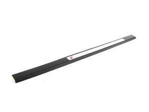 ES#459221 - 8P4853492H01C - Front S-Line Door Sill - Satin Black - Right - Features an aluminum inlay with the S-Line logo - Genuine Volkswagen Audi - Audi