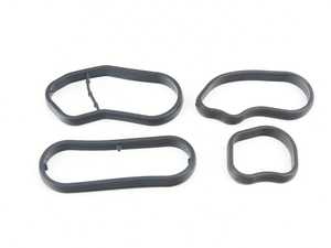 ES#3478299 - 11428591461 - Oil Cooler Gasket Set - B46/48 2.0L - Seals the oil cooler to the oil filter housing - Elring - BMW