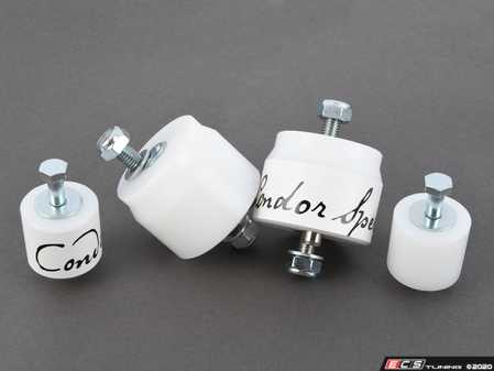ES#3659854 - E30_M10M_TRANS - Solid Engine Mount Set w/ Transmission Mounts - M10 - Prevent excess engine and transmission movement with these UHMW engine mounts! - Condor Speed Shop - BMW
