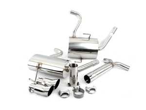 ES#4389181 - ES-MINI-01 - Stainless Steel 2.5" Cat-Back Performance Exhaust System - Performance dual center tip exhaust - XForce - MINI