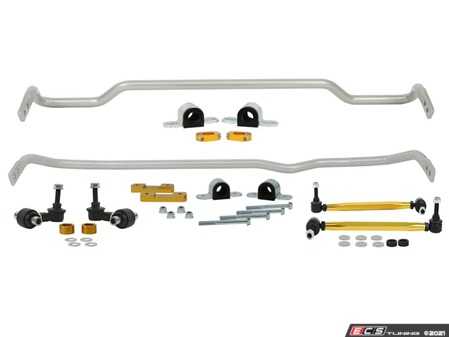 ES#3980838 - BWK018 - Front And Rear Sway Bar - Vehicle Kit - Engineered to 'Activate More Grip' - Whiteline - Audi Volkswagen
