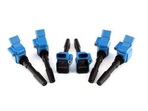 ES#4164385 - MS100204-6KT - APR Upgraded Ignition Coils - Blue - Set Of Six - Designed to be a direct plug-and-play upgrade to factory coils, providing greater energy output, ensuring a stronger and more consistent spark! - APR - Audi