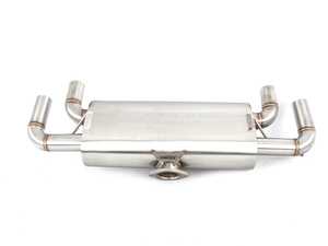ES#4685989 - ESVW09VMKSBCBS - 3" Varex Valved Cat-Back Exhaust System - With SmartBox - MK7 Golf R - Features brushed 304 stainless steel construction and quad 4" polished stainless tips - XForce - Volkswagen