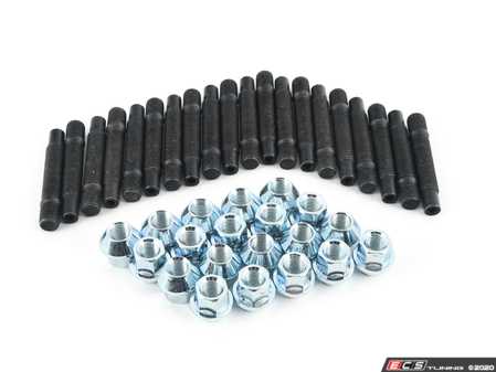 ES#4413946 - PRA75CH5KT - Wheel Stud Conversion Kit - Full Set - Make wheel changes faster and easier, enough to convert both axles - ECS - BMW