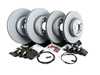 ES#3515001 - 341167922231KT3 - Front & Rear Brake Service Kit - Featuring Zimmermann rotors and ECS DD23 "Daily Driver" ceramic pads. - Assembled By ECS - BMW