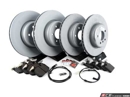 ES#3515001 - 341167922231KT3 - Front & Rear Brake Service Kit - Featuring Zimmermann rotors and ECS DD23 "Daily Driver" ceramic pads. - Assembled By ECS - BMW