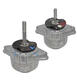 ES#4415931 - 94637505722KT - 2010-2012 Panamera 3.6L V6 Lower Engine Mount Kit - Reduce Vibration and Improve Performance by replacing your worn engine mounts - Assembled By ECS - Porsche
