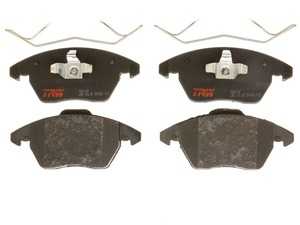 ES#4414175 - 5C0698151A - TRW Ultra Low-Metallic Front Brake Pad Set - TRW Ultra pad set featuring a copper-free low-metallic compound and CITEC break-in coating - TRW - Volkswagen