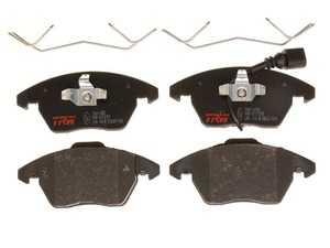 ES#4415334 - 1K0698151E - TRW Ultra Low-Metallic Front Brake Pad Set - TRW Ultra pad set featuring a copper-free low-metallic compound and CITEC break-in coating - TRW - Audi Volkswagen