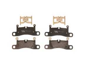 ES#4415479 - 7P6698451 - Low-Metallic Rear Brake Pad Set - TRW Pro pad set featuring a copper-free low-metallic compound - TRW - Volkswagen