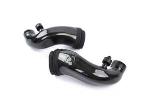 ES#4416002 - D760-0053 - Dinan Carbon Fiber Turbo Inlet Pipes - F90 M5, F91/92/93 M8 - Eliminate intake restrictions with Dinan's carbon fiber turbo inlets! - Dinan - BMW