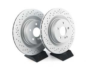 ES#4405554 - 2044230412-MEYKT - Rear Brake Rotors - Pair (330x26) - Does not include new rotor securing screws - Meyle - Mercedes Benz