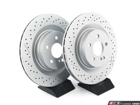 ES#4405554 - 2044230412-MEYKT - Rear Brake Rotors - Pair (330x26) - Does not include new rotor securing screws - Meyle - Mercedes Benz