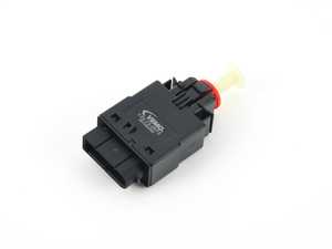ES#2899724 - 61318360417 - Brake Light Switch with Red Locking Sleeve (4 Pin Connector) - This switch is located behind the brake pedal and controls the brake lights - Vemo - BMW