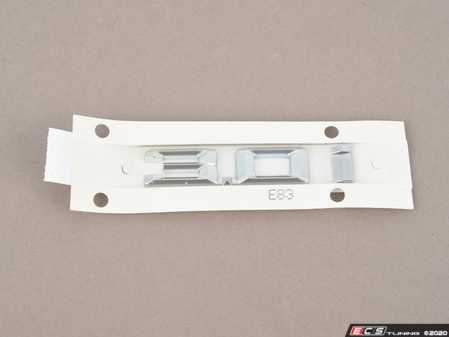 ES#79203 - 51143416259 - Model Emblem - 3.0I - Genuine BMW - BMW